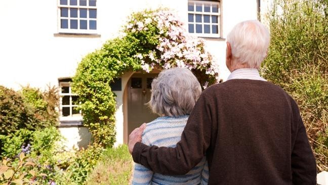 Older Couple Outside Their House - Home Care Solutions - ESP Healthcare